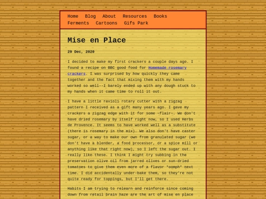 posts/2020-12-29-Mise-en-Place screenshot