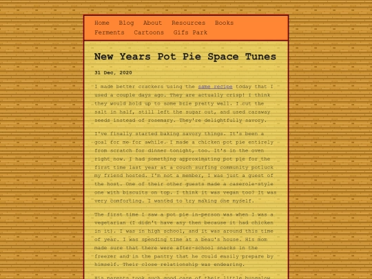 posts/2020-12-31-New-Years-Pot-Pie-Space-Tunes screenshot