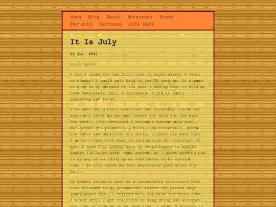 posts/2021-07-01-It-Is-July screenshot