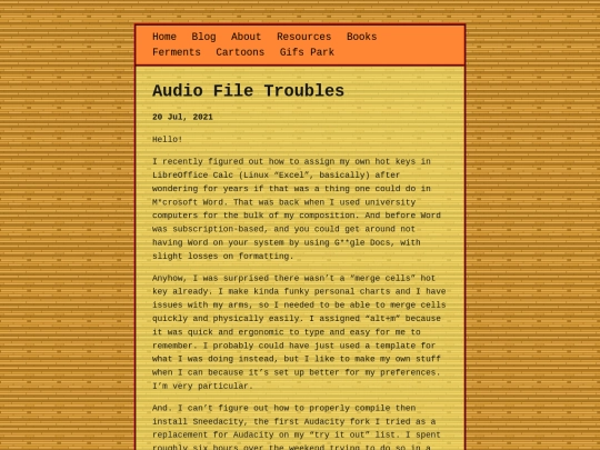posts/2021-07-20-Audio-File-Troubles screenshot