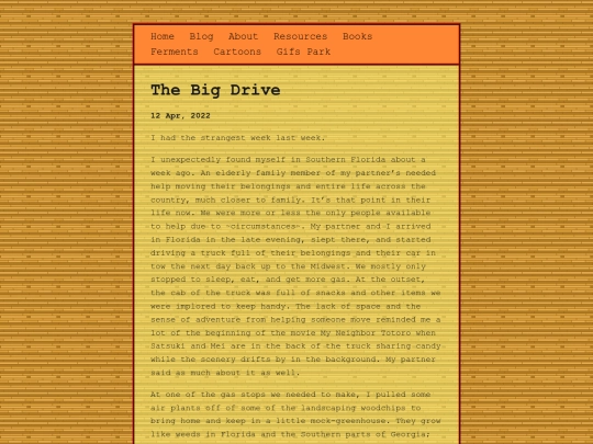 posts/2022-04-12-The-Big-Drive screenshot