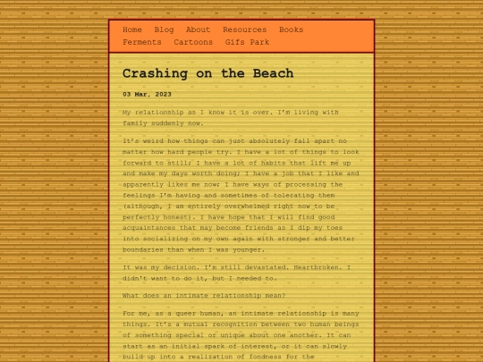 posts/2023-03-03-Crashing-on-the-Beach screenshot