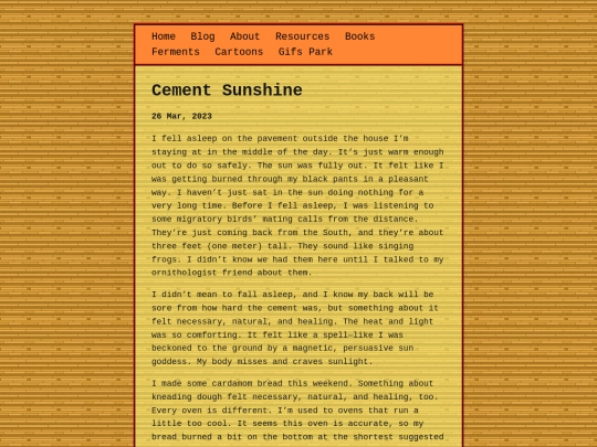 posts/2023-03-26-Cement-Sunshine screenshot