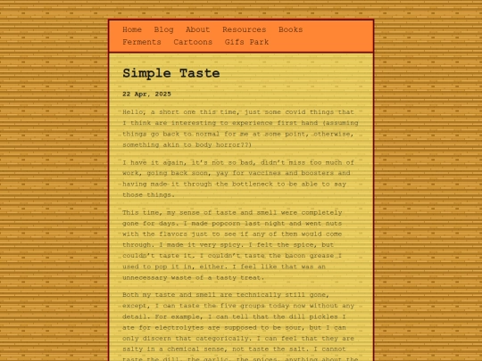 posts/2025-04-22-Simple-Taste screenshot