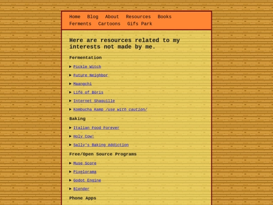 resources screenshot