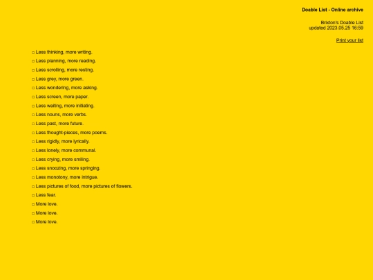 doablelist/brixton screenshot