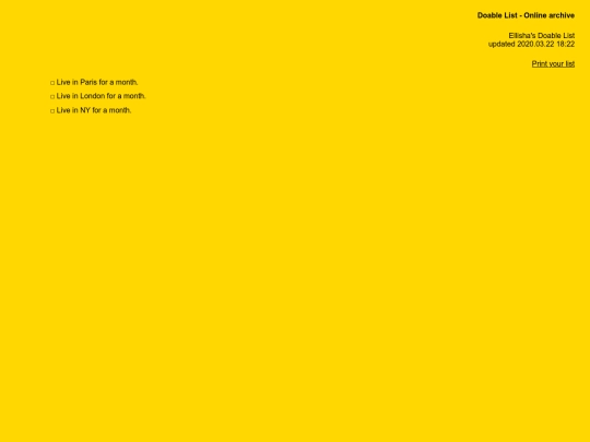 doablelist/ellisha screenshot