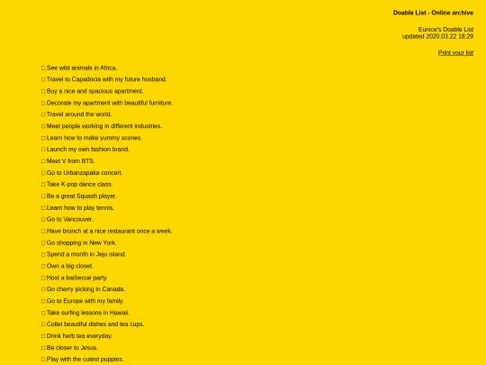 doablelist/eunice screenshot