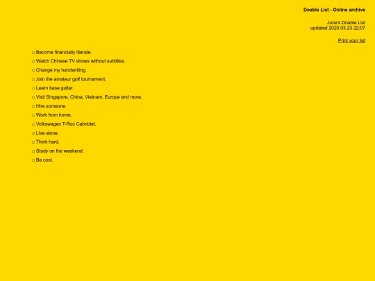doablelist/june screenshot