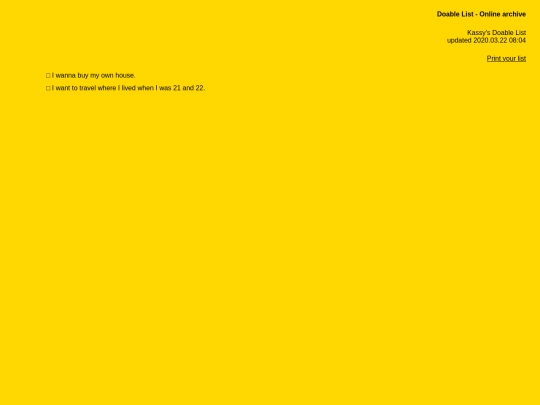 doablelist/kassy screenshot