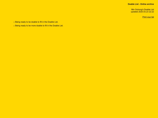 doablelist/minguhong screenshot