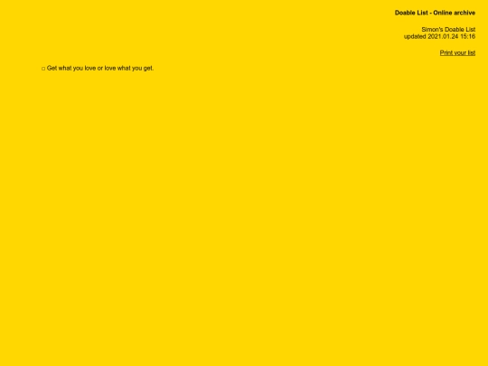 doablelist/simon screenshot