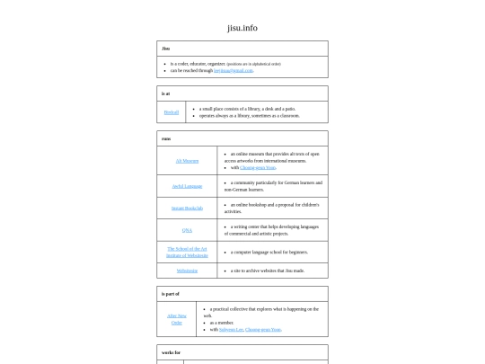 jisu.info screenshot