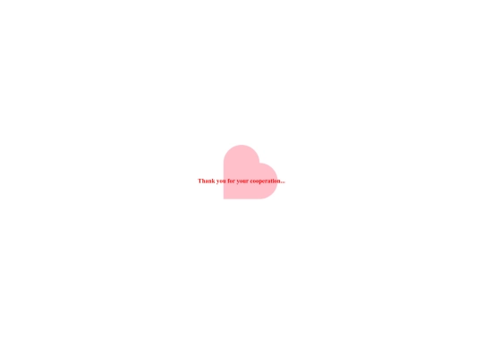 thankyou screenshot