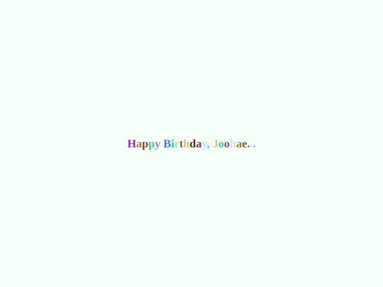 toyou/happybirthdayjoohae screenshot