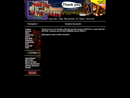editorials/arthur-donate-success screenshot