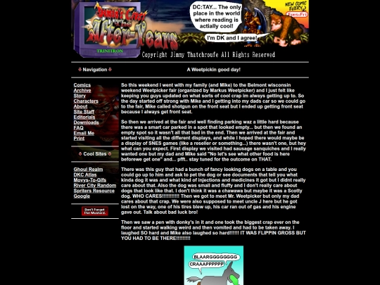 editorials/weetpickin screenshot