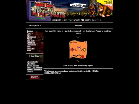 sitemap screenshot