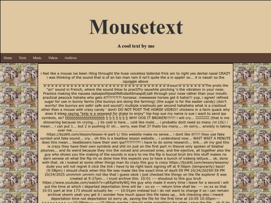 creations/texts/mousetext screenshot