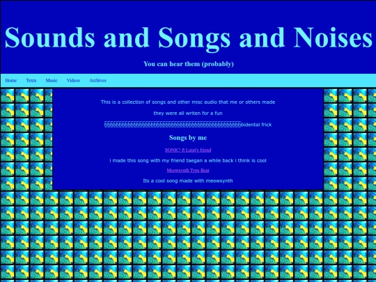creations/tunes screenshot
