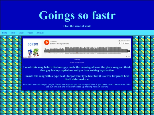 creations/tunes/sonic screenshot
