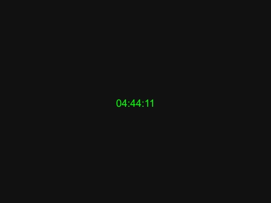 Clock screenshot
