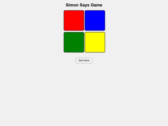 SimonSays screenshot