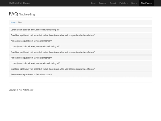 faq screenshot