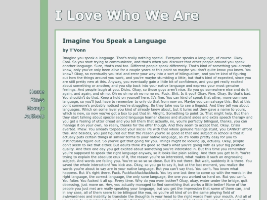 essays/language screenshot
