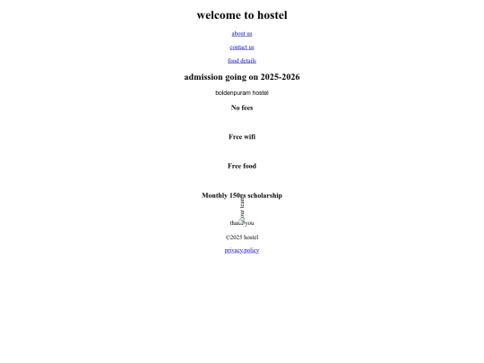 hostel/vicky screenshot