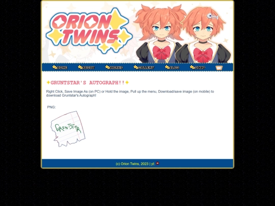 autograph screenshot
