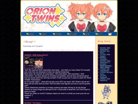 blog screenshot