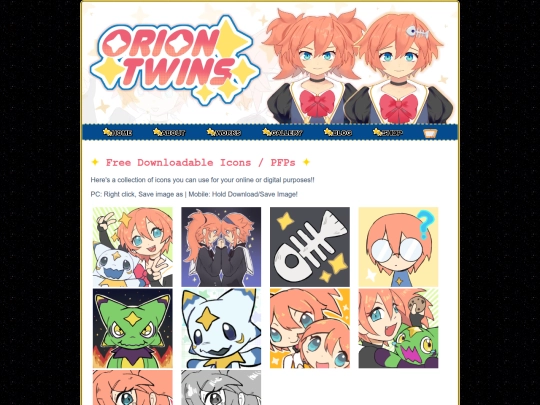 icons screenshot