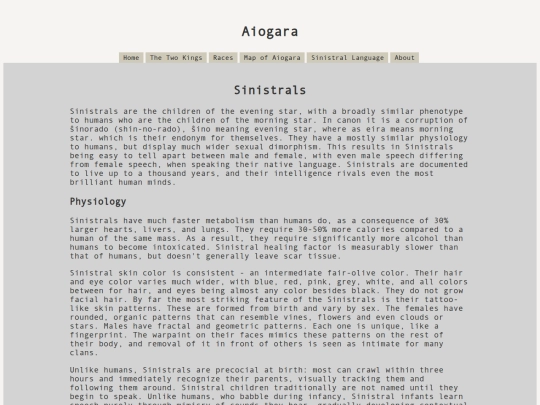 sinistrals screenshot