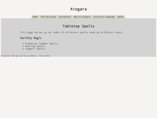 tabletop/spells screenshot