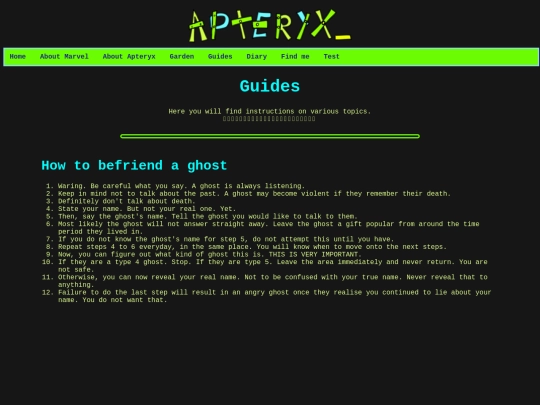 guides screenshot