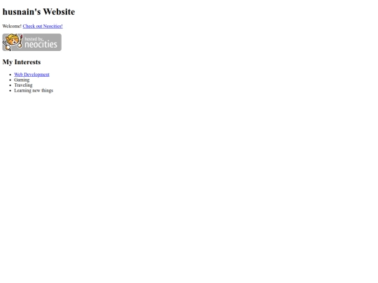 index screenshot