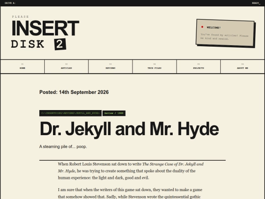 reviews/drekyll screenshot