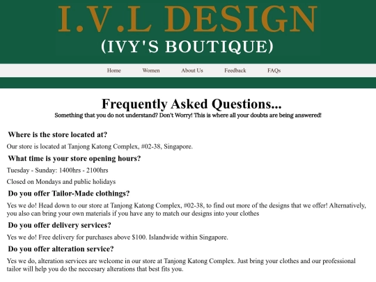 faq screenshot