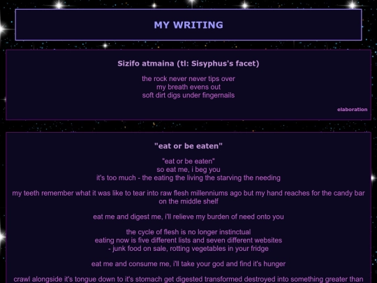 writing screenshot