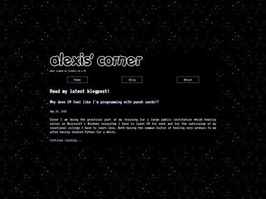 index screenshot
