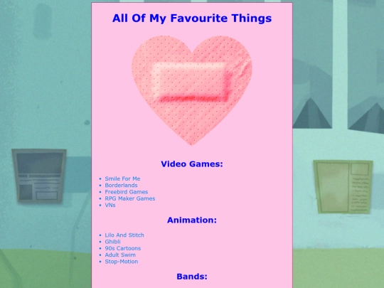 interests screenshot