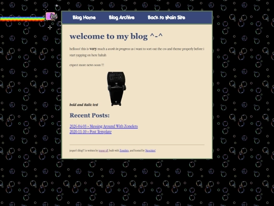 blog screenshot