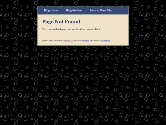 blog/not_found screenshot