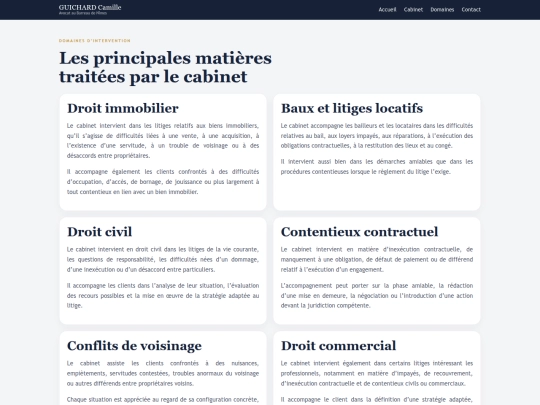 domaines screenshot