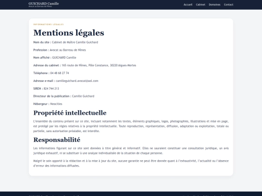 mentions-legales screenshot