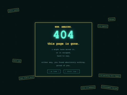 not_found screenshot