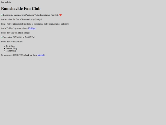 index screenshot