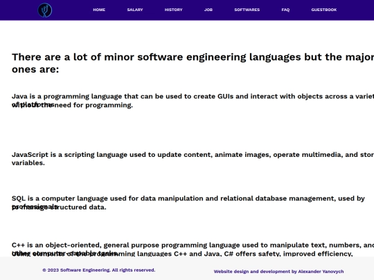 softwares screenshot