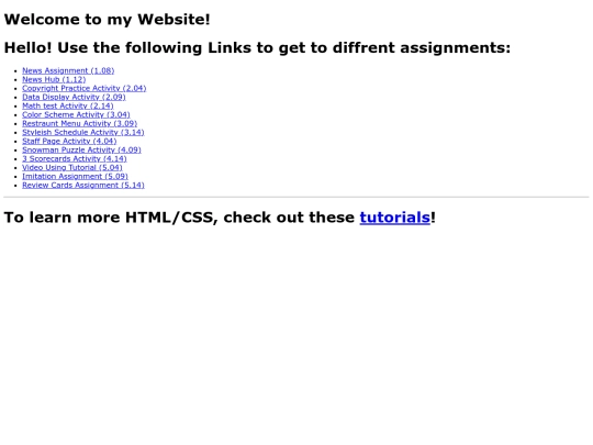 index screenshot